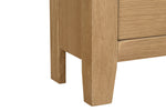 Marsden Corner TV Unit 90 cm Natural Oak close view picture of the legs