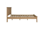 Marsden Double 4'6" Bed Natural Oak side view picture
