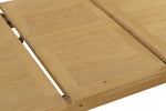 Marsden Extendable Dining Table 160/200 cm Natural Oak close view picture of extension leaf