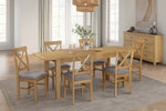 Marsden Extendable Dining Table 160/200 cm Natural Oak life style picture