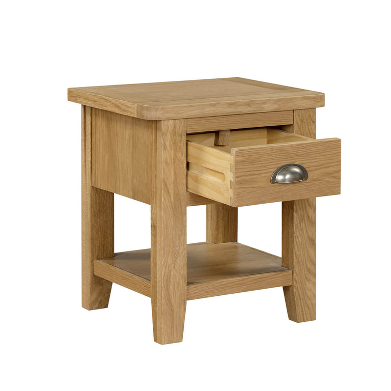 Marsden Lamp Table Natural Oak