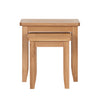 Marsden Nest of Tables in Natural Oak shown from the side (4)