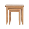 Marsden Nest of Tables in Natural Oak shown from the side (5)