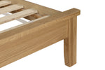 Marsden Single 3' Bed Natural Oak close view picture of the beds frame