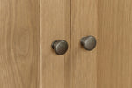 Marsden Small Sideboard Natural Oak close view picture oft the door handles
