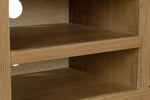 Marsden TV Unit 120 cm Natural Oak close view picture of the shelf