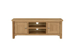 Marsden TV Unit 120 cm Natural Oak front view picture