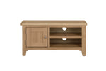Marsden TV Unit 90 cm Natural Oak front view picture