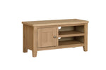 Marsden TV Unit 90 cm Natural Oak picture on the white background