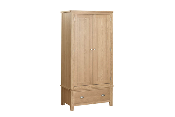Marsden Wardrobe Natural Oak picture on the white background