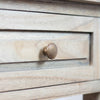 Marwood 1 Drawer End Table close view picture of the drawer rustic design