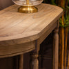 Marwood Oxbow Console Table 120 cm close view picture of the table top