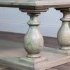 Marwood Pillars Coffee Table close view picture of the table solid wooden legs