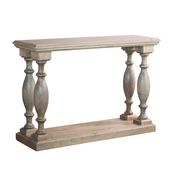 Marwood Pillar Console Table 120 cm picture on the white background