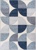 Mason 105 Geometric Rug Grey Blue picture of the rug design
