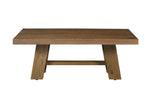 Massimo Coffee Table Wide Cashew front view picture