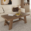 Massimo Coffee Table Wide Cashew life style picture