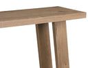 Massimo Console Table Cashew close view picture of the tables top