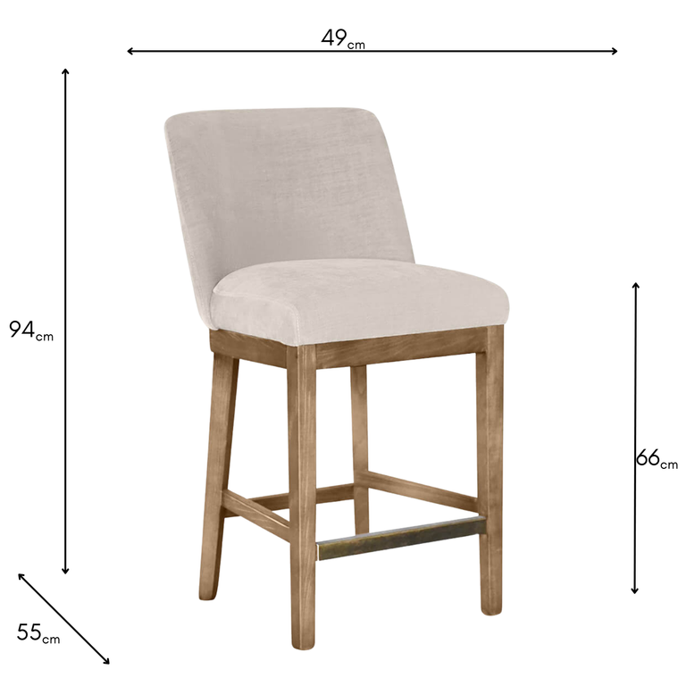 Massimo Counter Stool Latte - Counter Stool for Dining Rooms