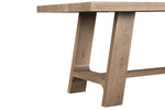 Massimo Dining Table 230 cm Cashew close view picture of the tables frame