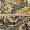 Scatterbox Cushion Matilda Green with a visible zipper