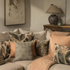 Scatterbox Cushion Matilda Green lifestyle picture on the sofa