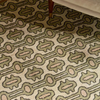 Sanderson Matmi Avocado Rug 148107 close view picture of the rug pattern