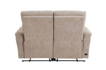 Mocha Two Seater Electric Recliner Sofa for Comfort
