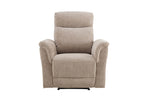 Mocha Electric Recliner Chair with USB Ports for Comfort
