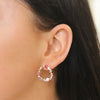 Delicate and stylish Tipperary Crystal Maureen O'Hara Vintage Wreath Earrings