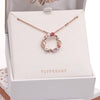 Tipperary Crystal Maureen O'Hara Vintage Wreath Pendant in a rose gold finish