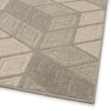 Max Geometric Rug 671 Taupe and Beige picture of the rug corner