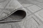 Max Geometric Rug 671 Taupe and Beige picture of the pile height