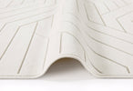 Concept Looms Maze Rug MAZ101 Ivory made in a soft ivory color shade