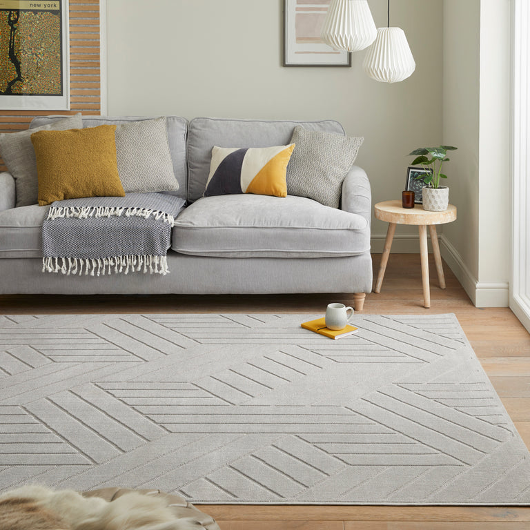 Concept Looms Maze Rug MAZ102 Grey