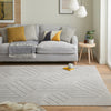 Concept Looms Maze Rug MAZ102 Grey lifestyle picture in the living room