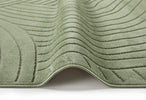Concept Looms Maze Rug MAZ105 Green with a geometric pattern