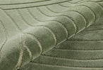 Concept Looms Maze Rug MAZ105 Green with a low pile