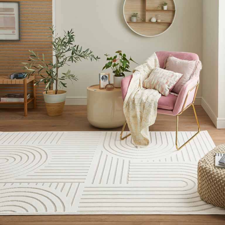 Concept Looms Maze Rug MAZ106 Ivory