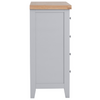 Upgrade Your Storage with a Chic Medium Grey Chest of Drawers.
