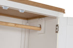Mellor 2 Door Wardrobe Cashmere close view picture of the opened storage