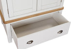 Mellor 2 Door Wardrobe Cashmere close view picture of the opened drawer