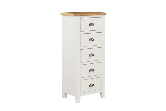Mellor 5 Drawer Narrow Chest Cashmere picture on the white background