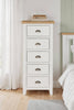 Mellor 5 Drawer Narrow Chest Cashmere life style picture