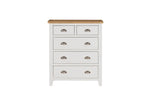 Mellor 5 Drawer Tall Chest Cashmere front view picture