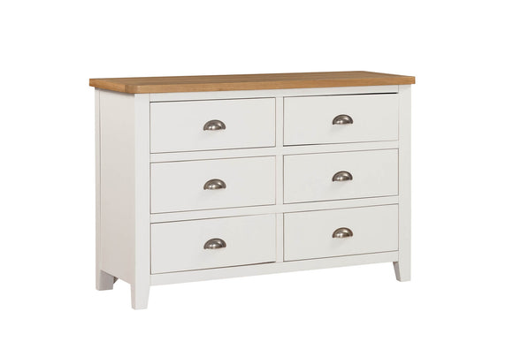 Mellor 6 Drawer Dressing Chest Cashmere picture on the white background