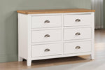 Mellor 6 Drawer Dressing Chest Cashmere close life style picture
