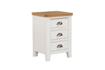Mellor Bedside Table Cashmere picture on the white background