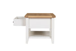 Mellor Coffee Table 90 cm Cashmere picture of the drawer that opens for both sides