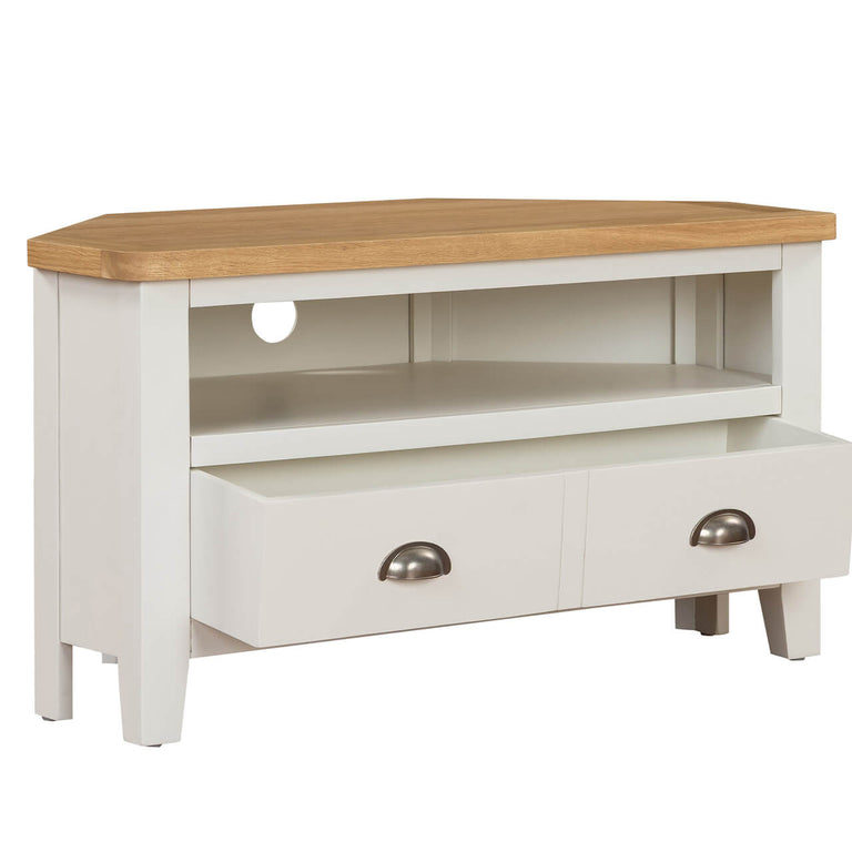 Mellor Corner TV Unit 90 cm Cashmere